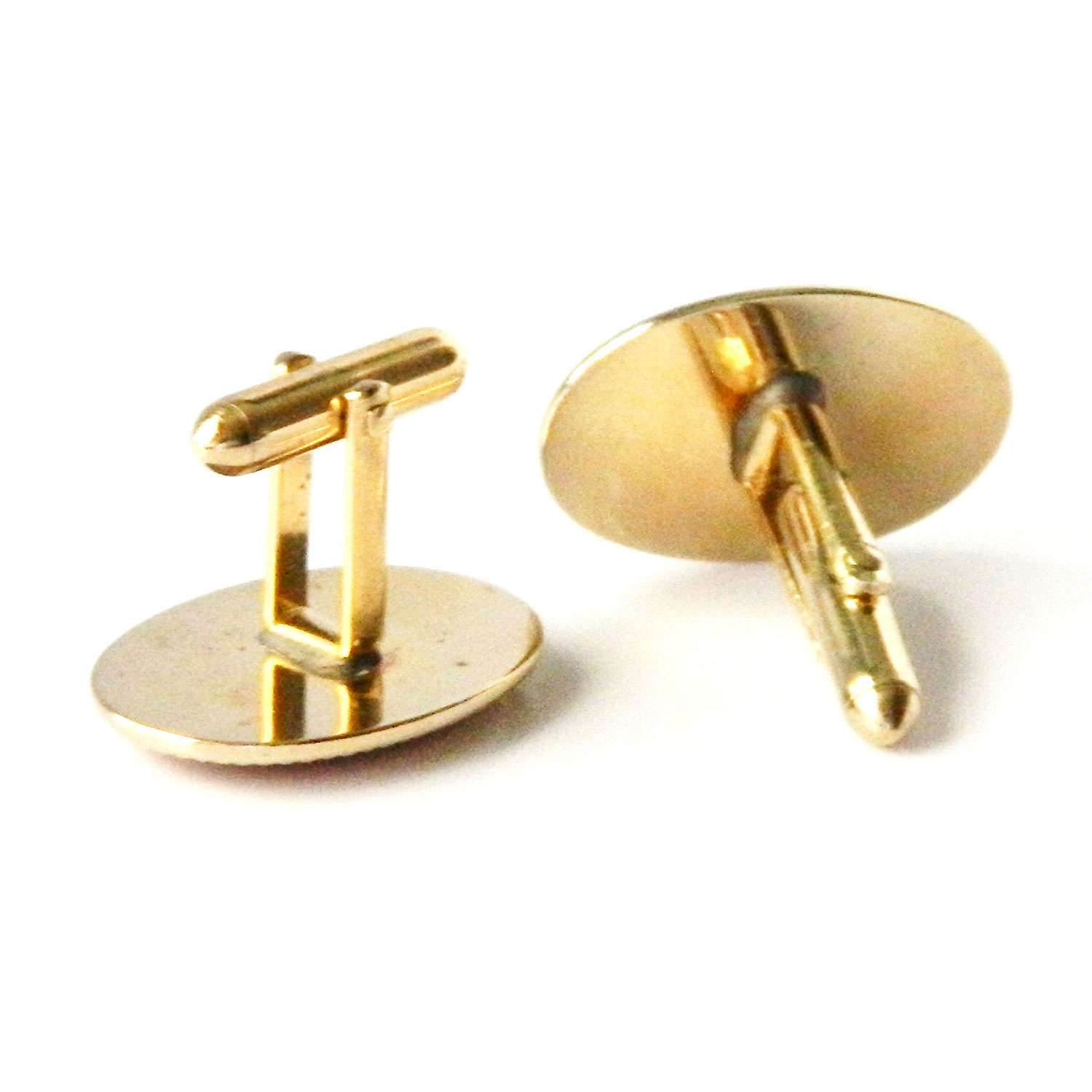 Enameled Swank cuff links