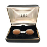 Enameled Swank cufflinks