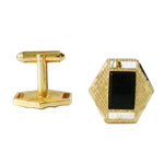 black onyx cuff links