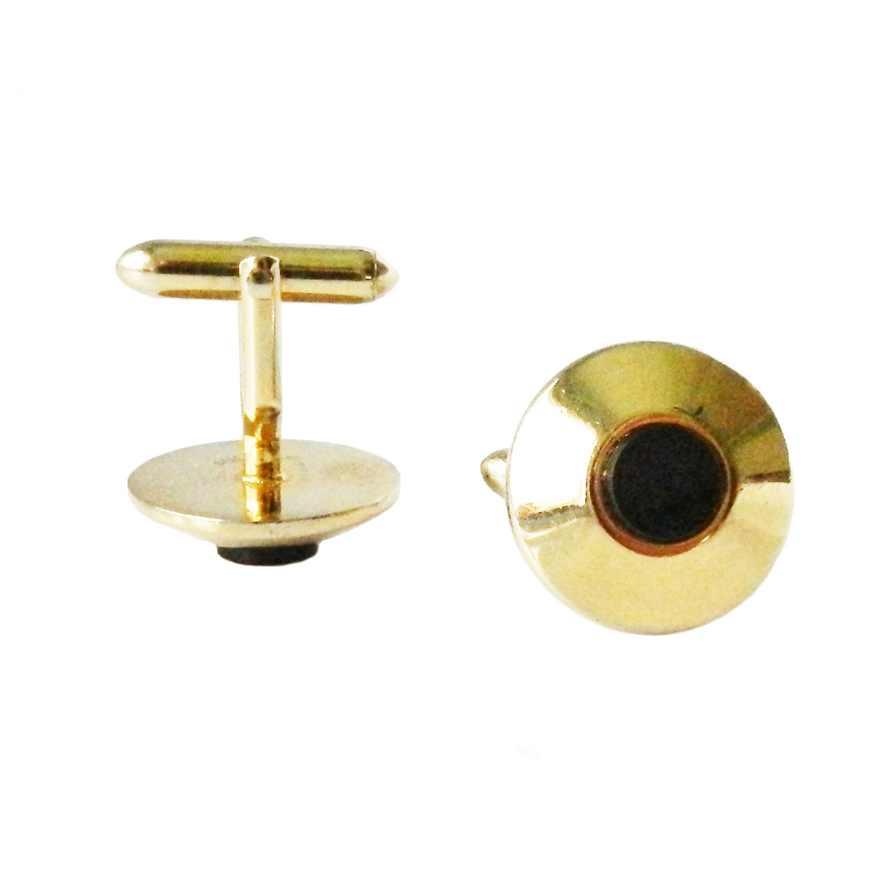 Swank black onyx cuff links