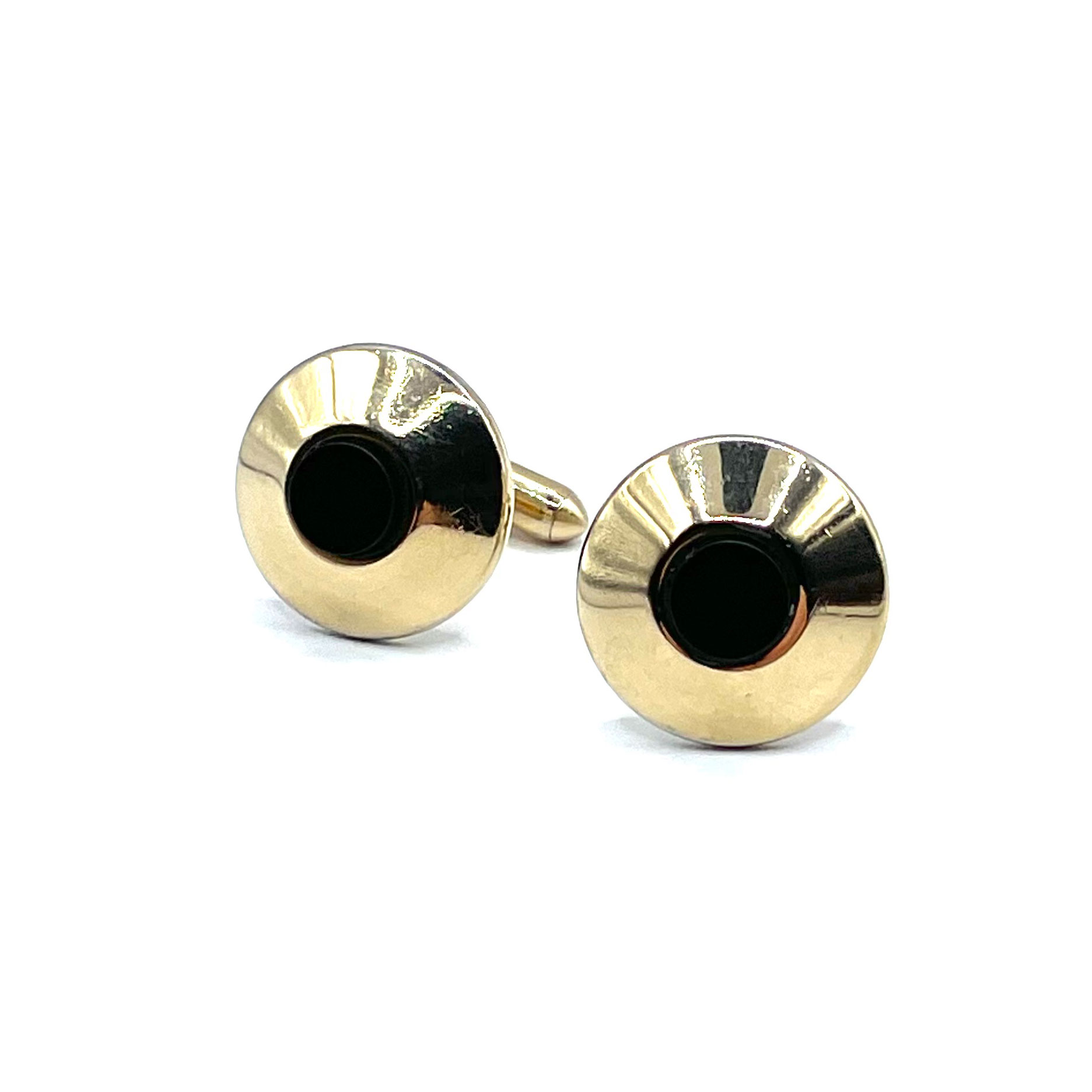 Swank black onyx cuff links