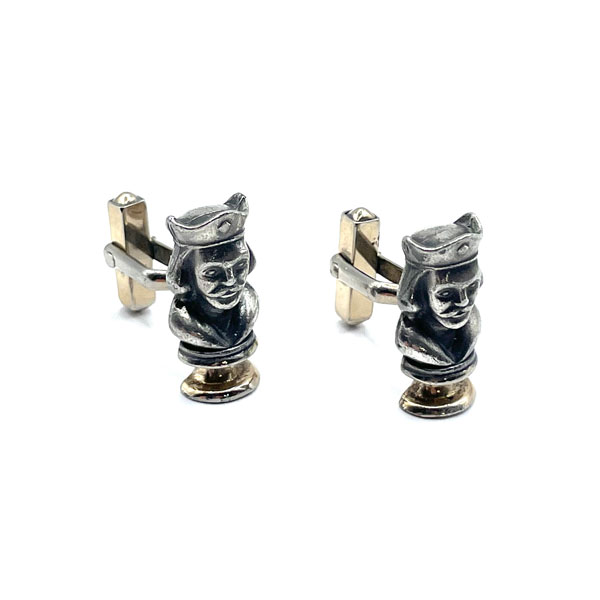 Black onyx cuff links