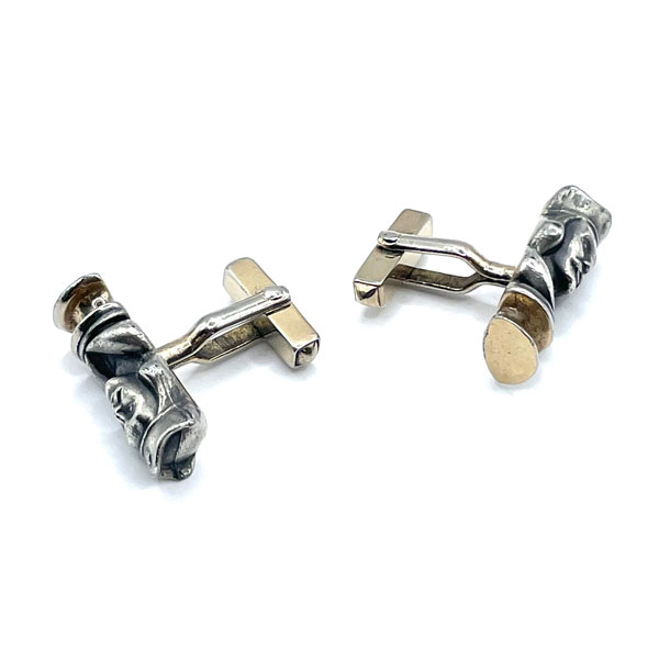 Black onyx cuff links