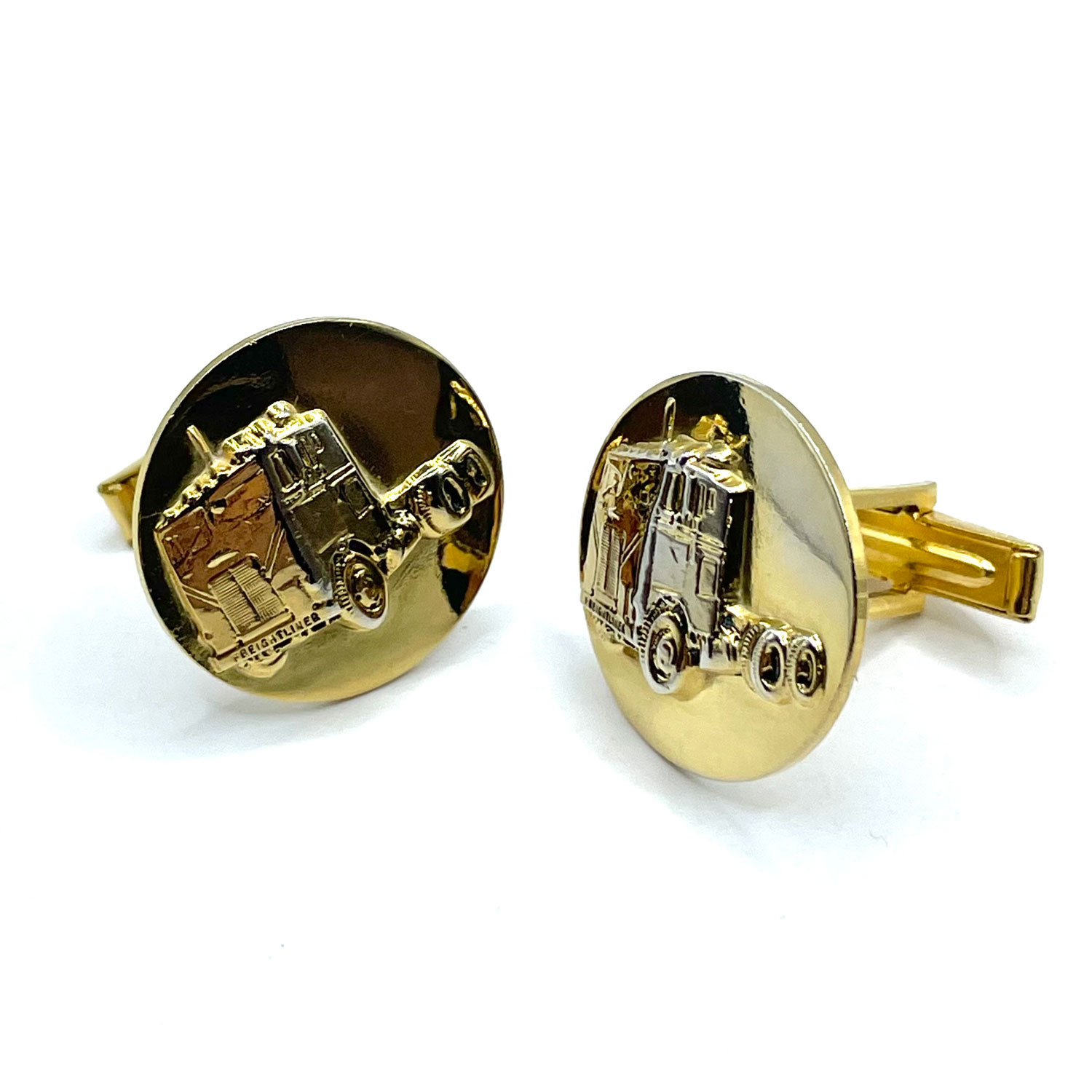 Freightliner trucking cufflinks