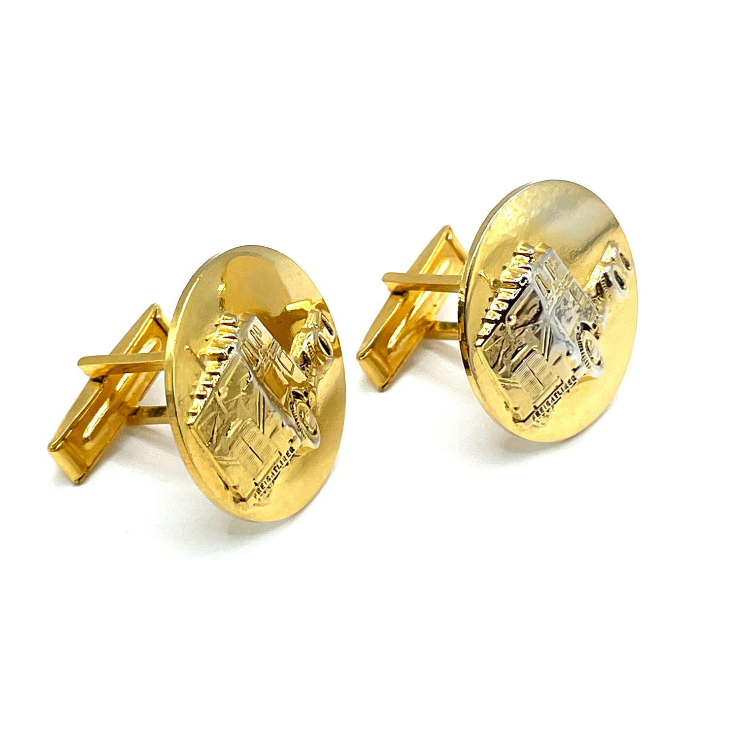 vintage Freightliner trucking cufflinks