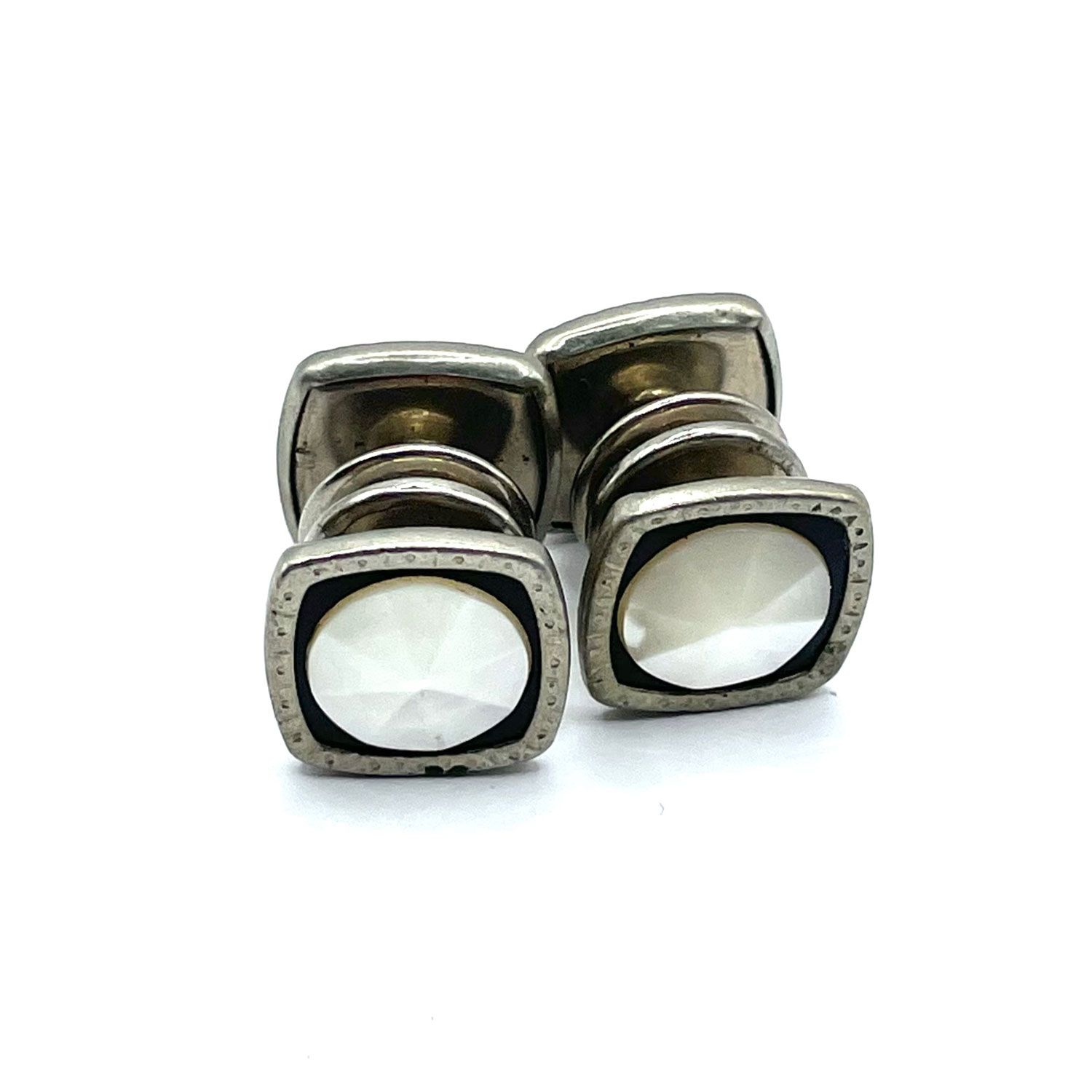 1920s Art Deco snap cufflinks