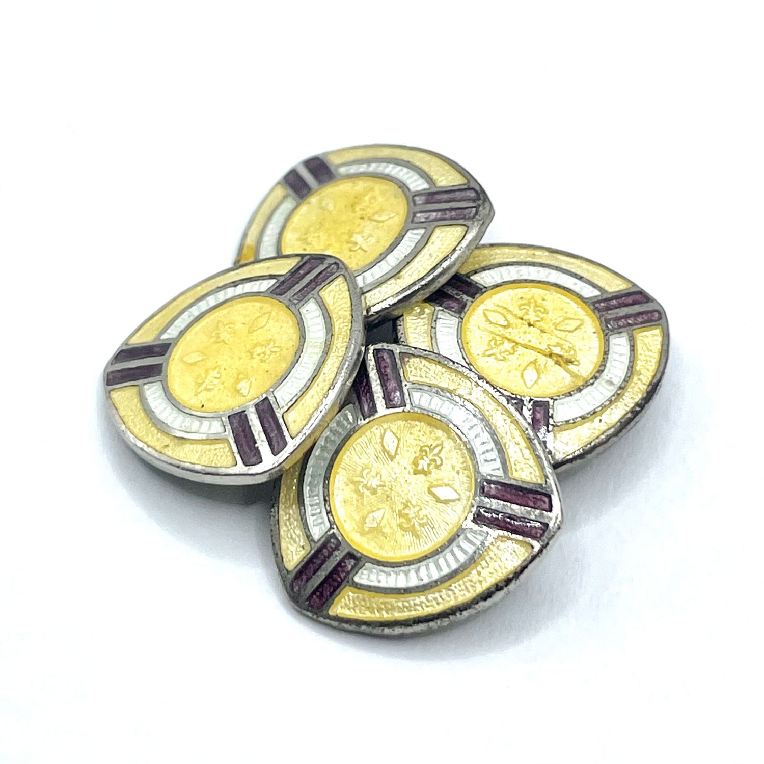 1920s enameled cufflinks