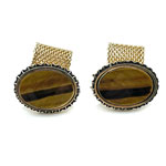 Tiger eyg wrap cufflinks