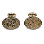 Victorian bean back cufflinks