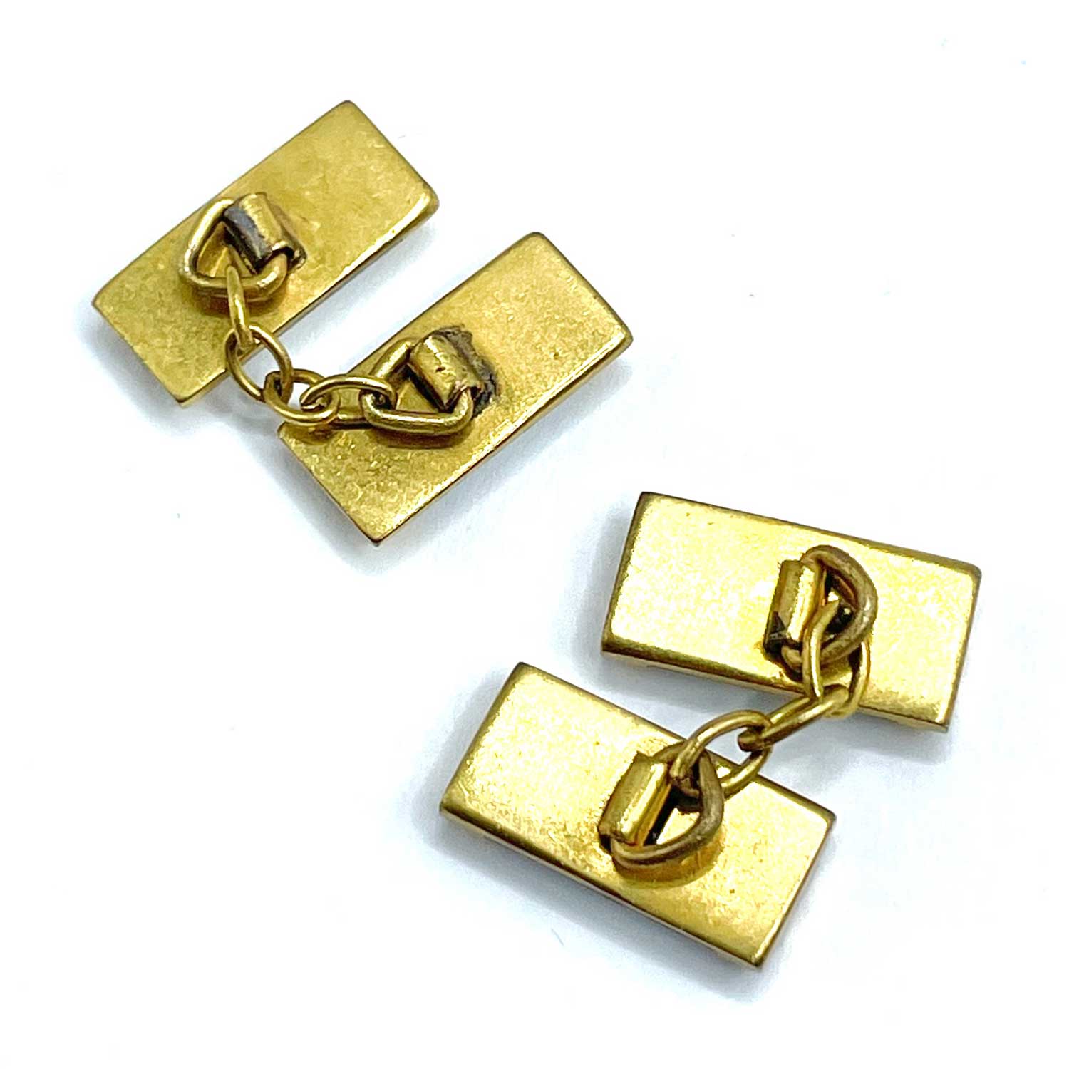 1920s mother of pearl rectangular cufflinks