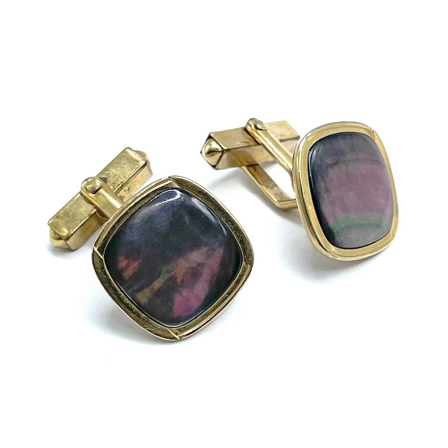 Swank Abalone Cuff Links