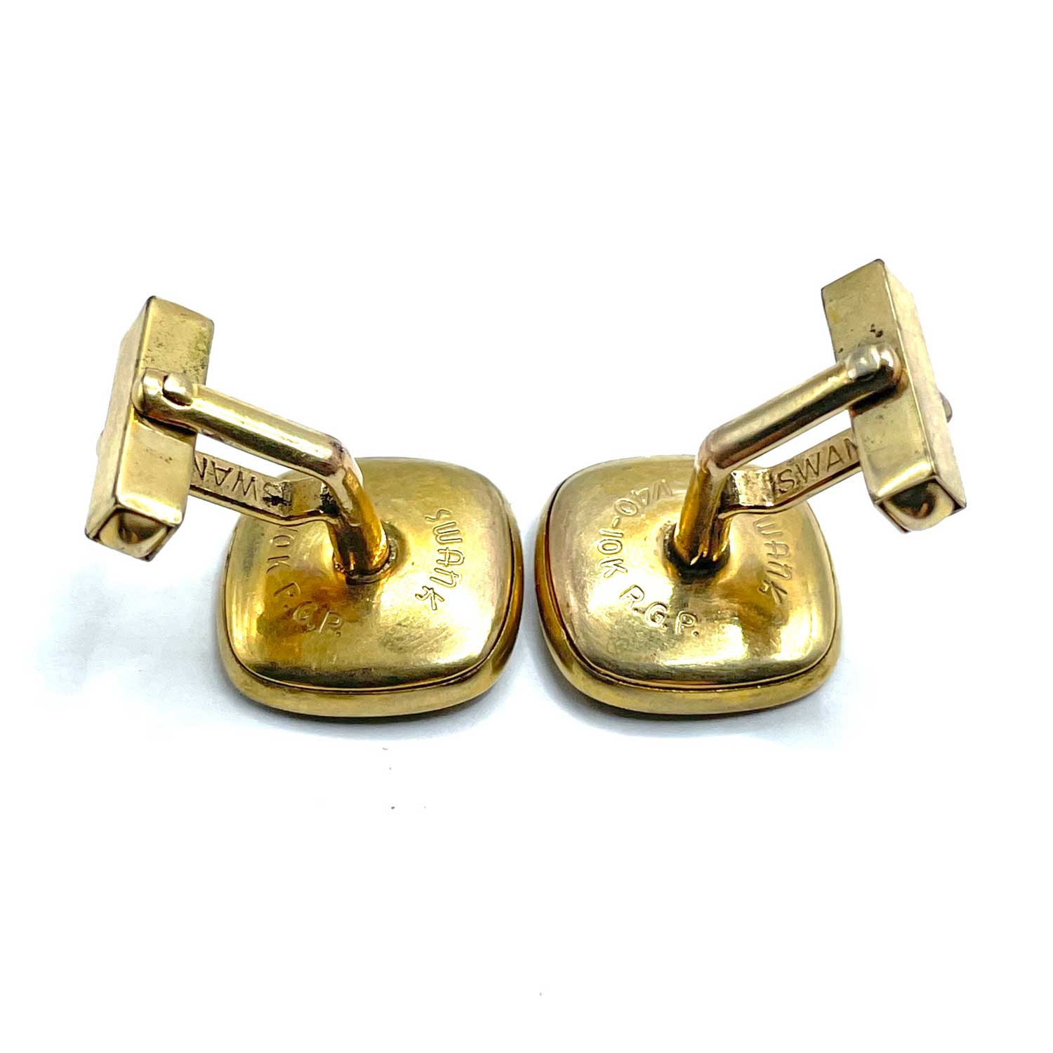 Swank Abalone Cuff Links