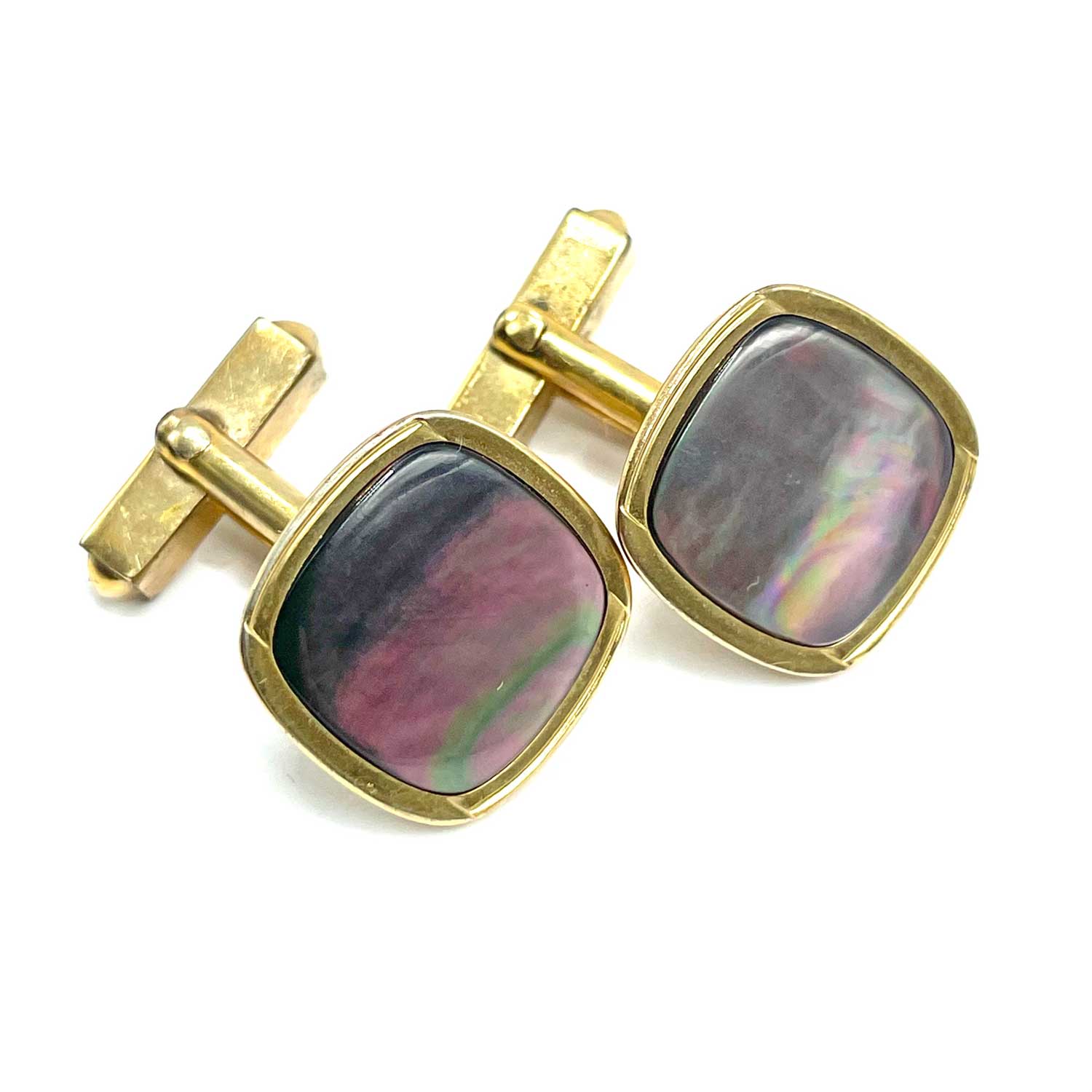 Swank Abalone Cuff Links