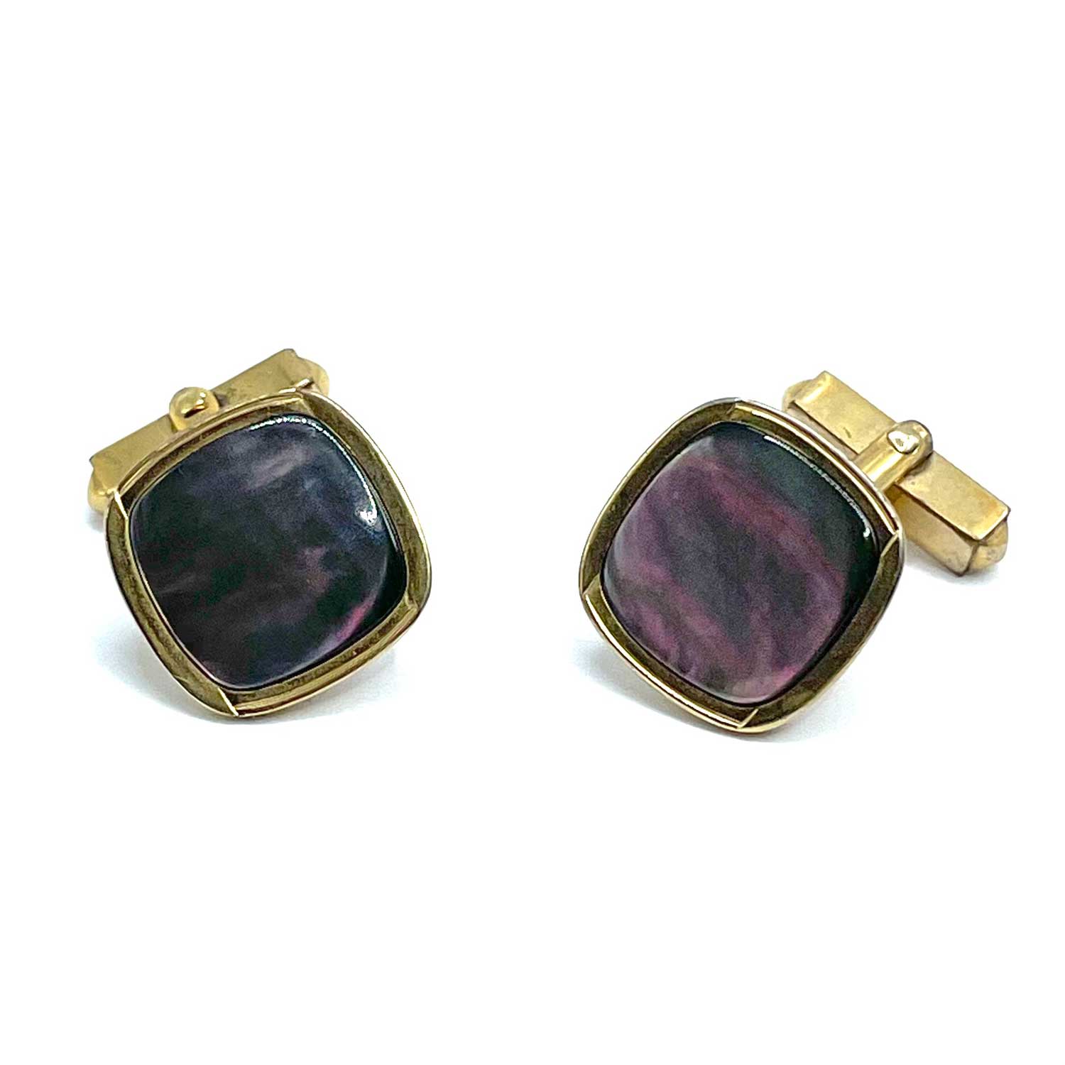 Swank Abalone Cuff Links