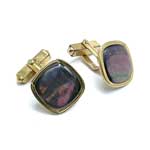 1940s abalone cufflinks