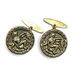 Roman God cufflinks