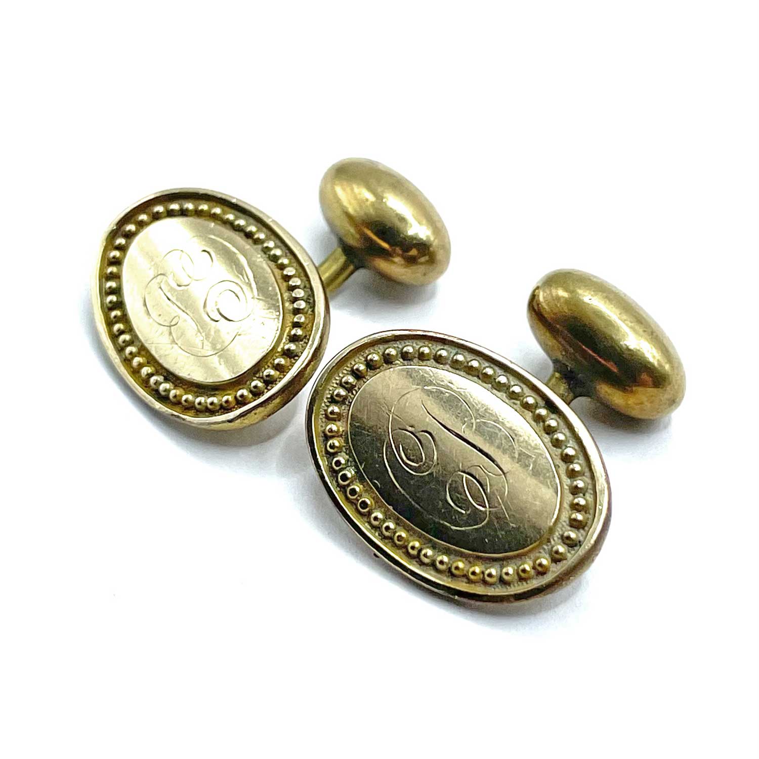 Antique Bean Back Cufflinks