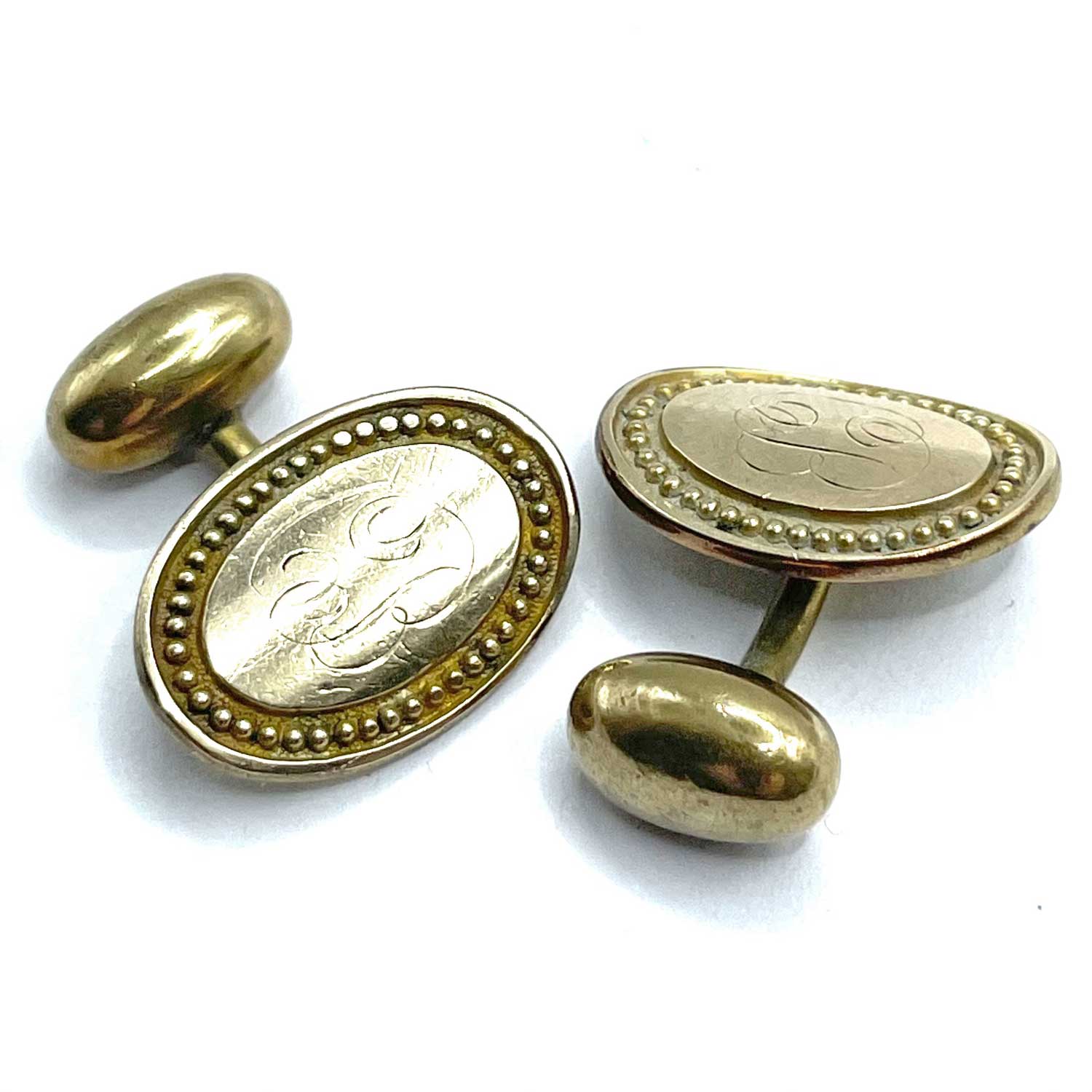 Antique Bean Back Cufflinks