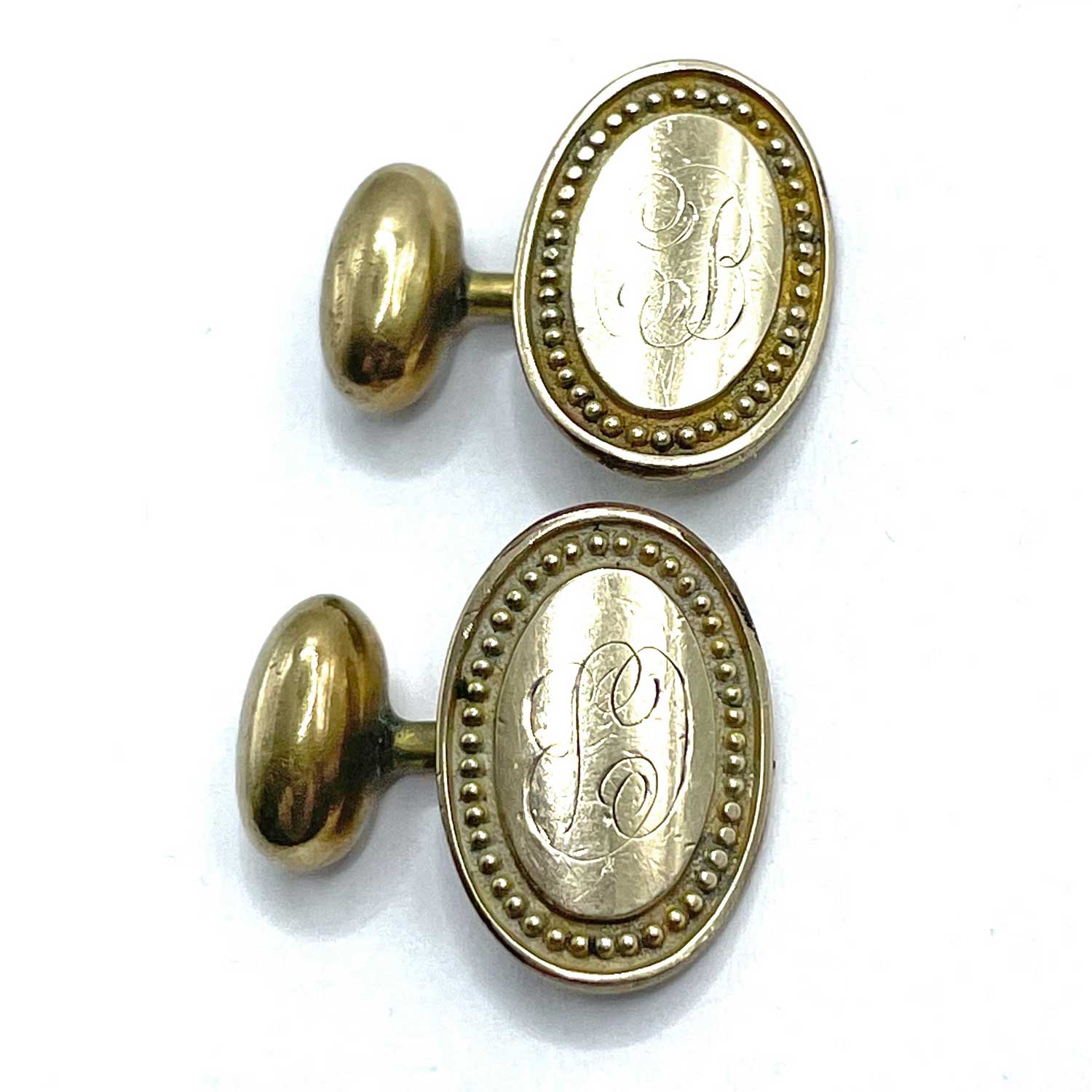 Antique Bean Back Cufflinks