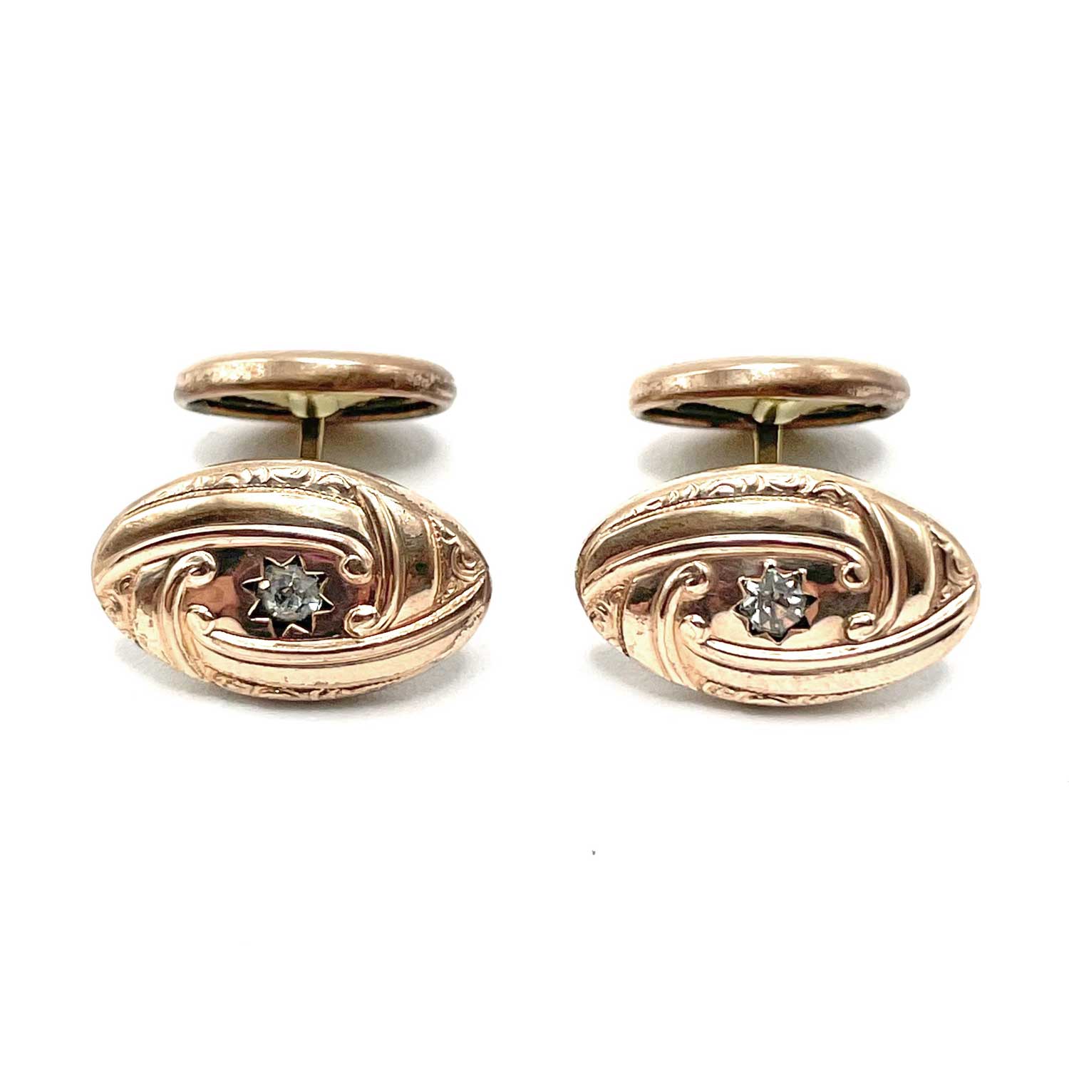 Antique Bean Back Cufflinks