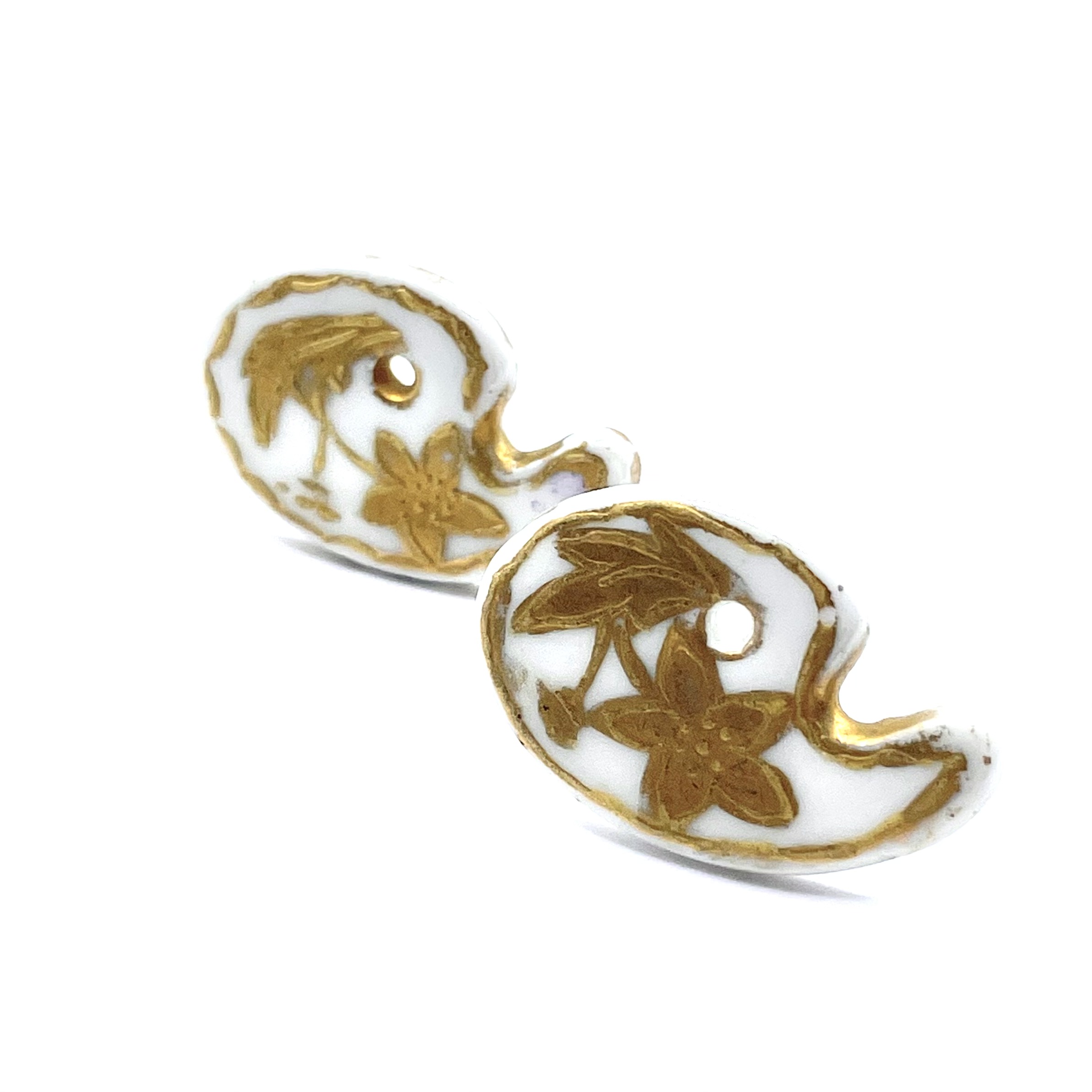 antique paisley cufflinks