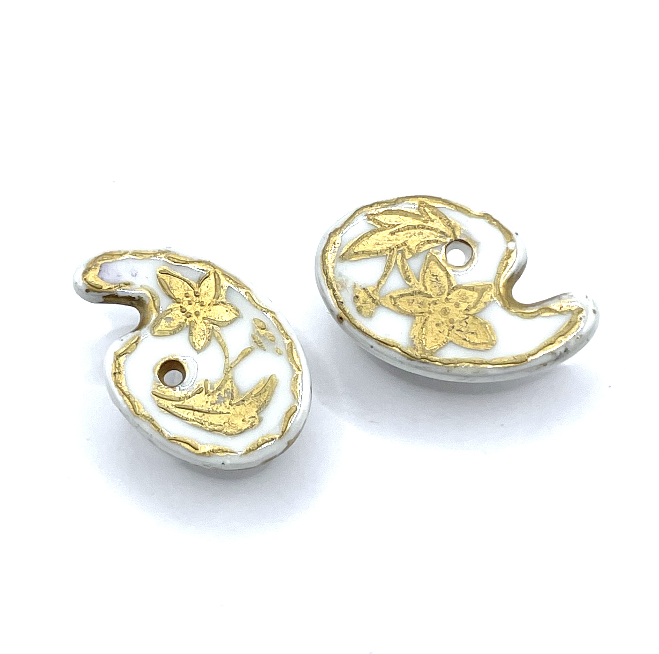 antique paisley cufflinks