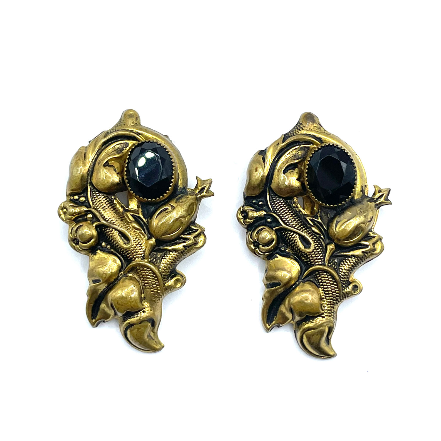 Art Nouveau shoe clips