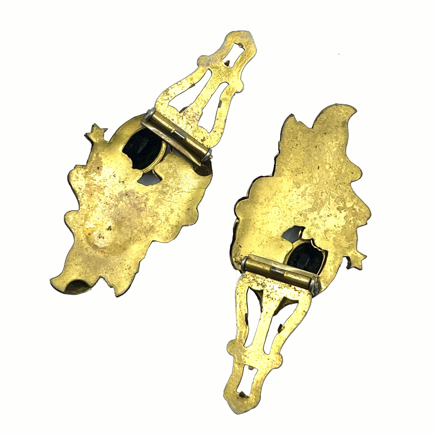 Art Nouveau shoe clips