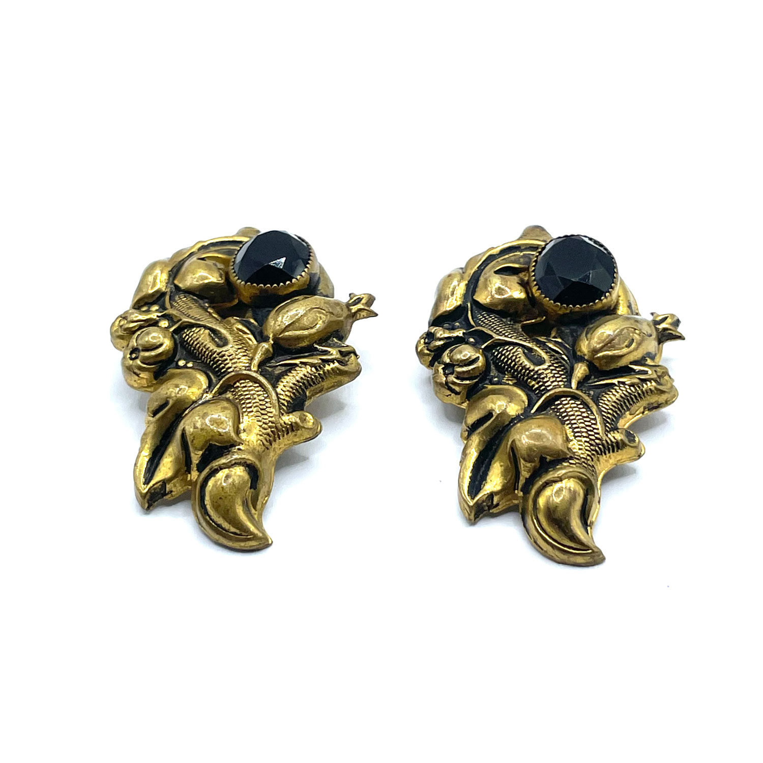 Art Nouveau shoe clips