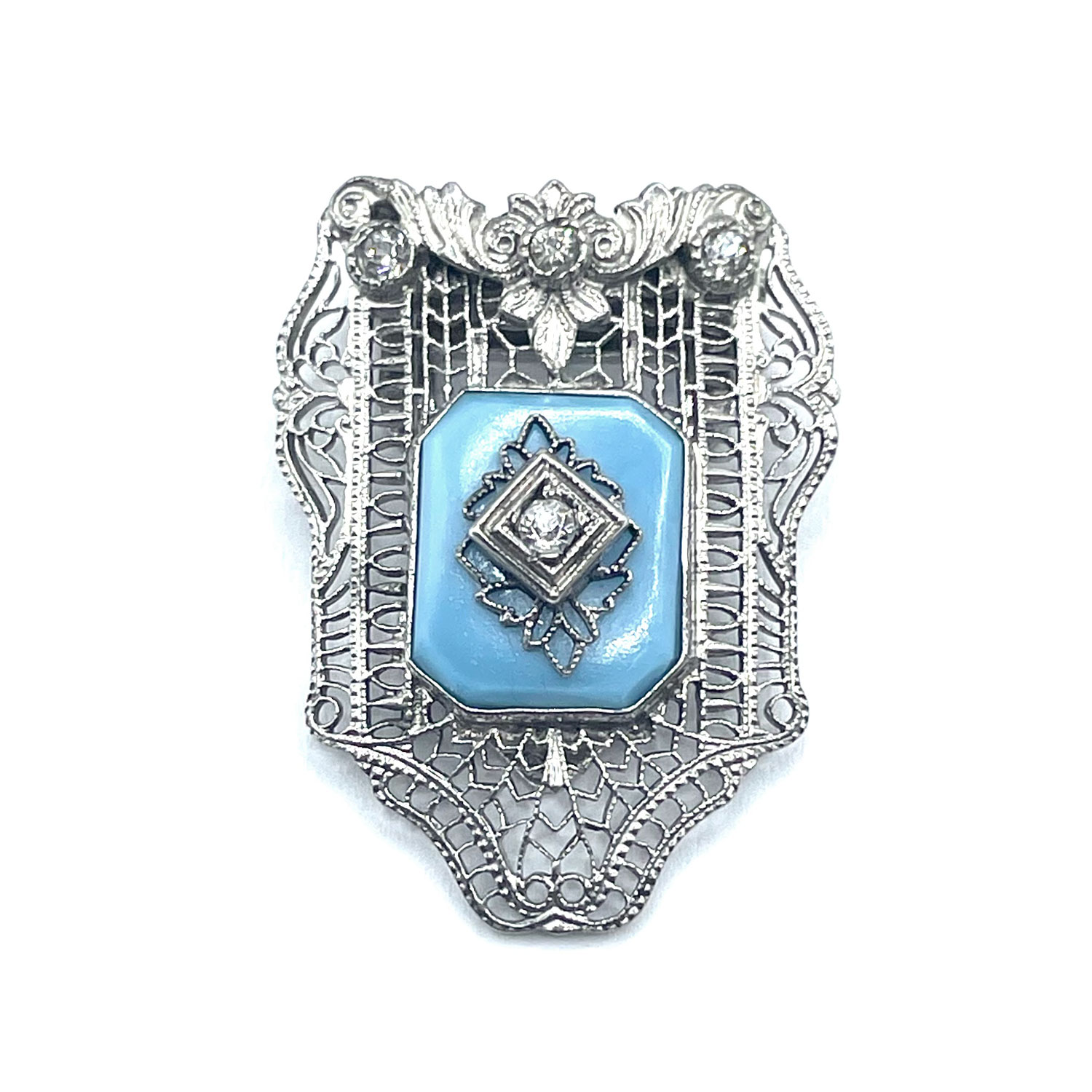 1930s Art Deco Dress Clip