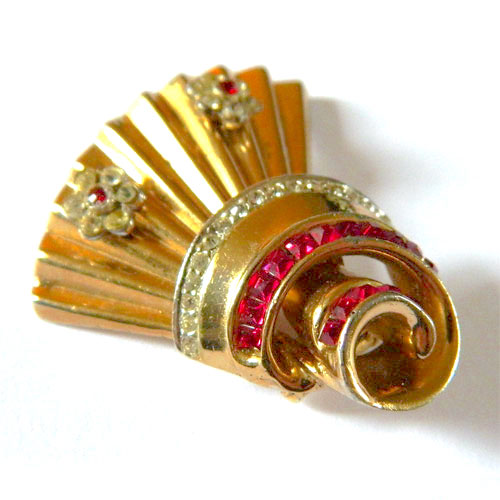 rhinestone dress clip