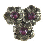 1930's rhinestone clip