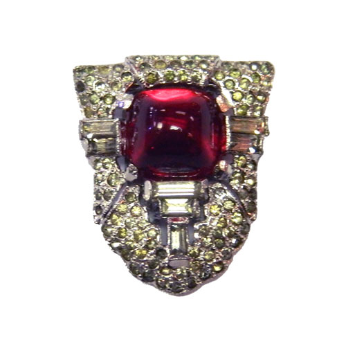 art deco dress clip