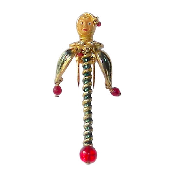 1930's jester dress clip