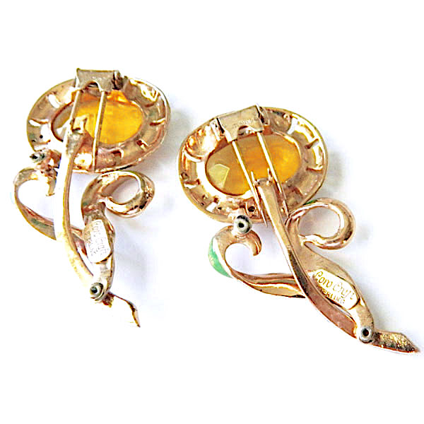 1940's sterling clips