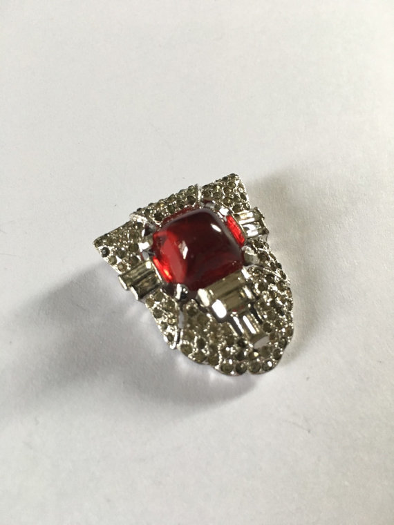 rhinestone dress clip