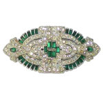 Art Deco Coro Duette brooch