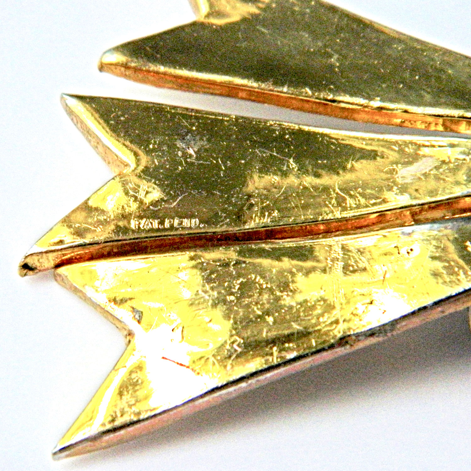 1940s Silson Enameled Dress Clip