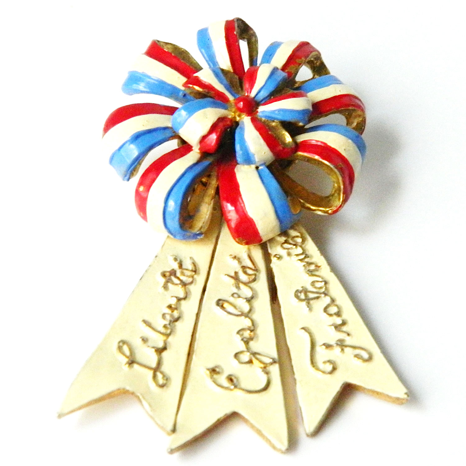 1940s Silson Enameled Dress Clip