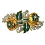 Coro Duette brooch clip