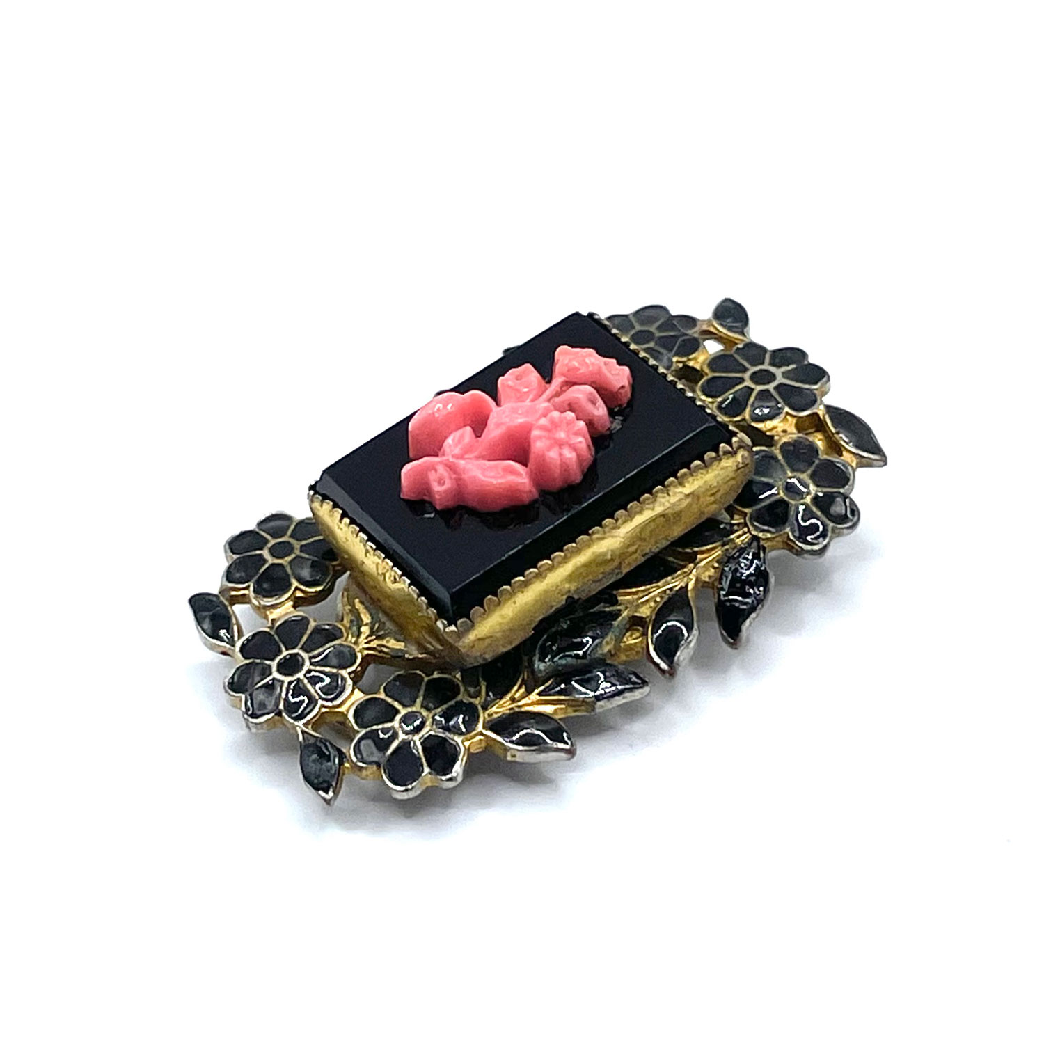 1930s Coro Floral Dress Clip