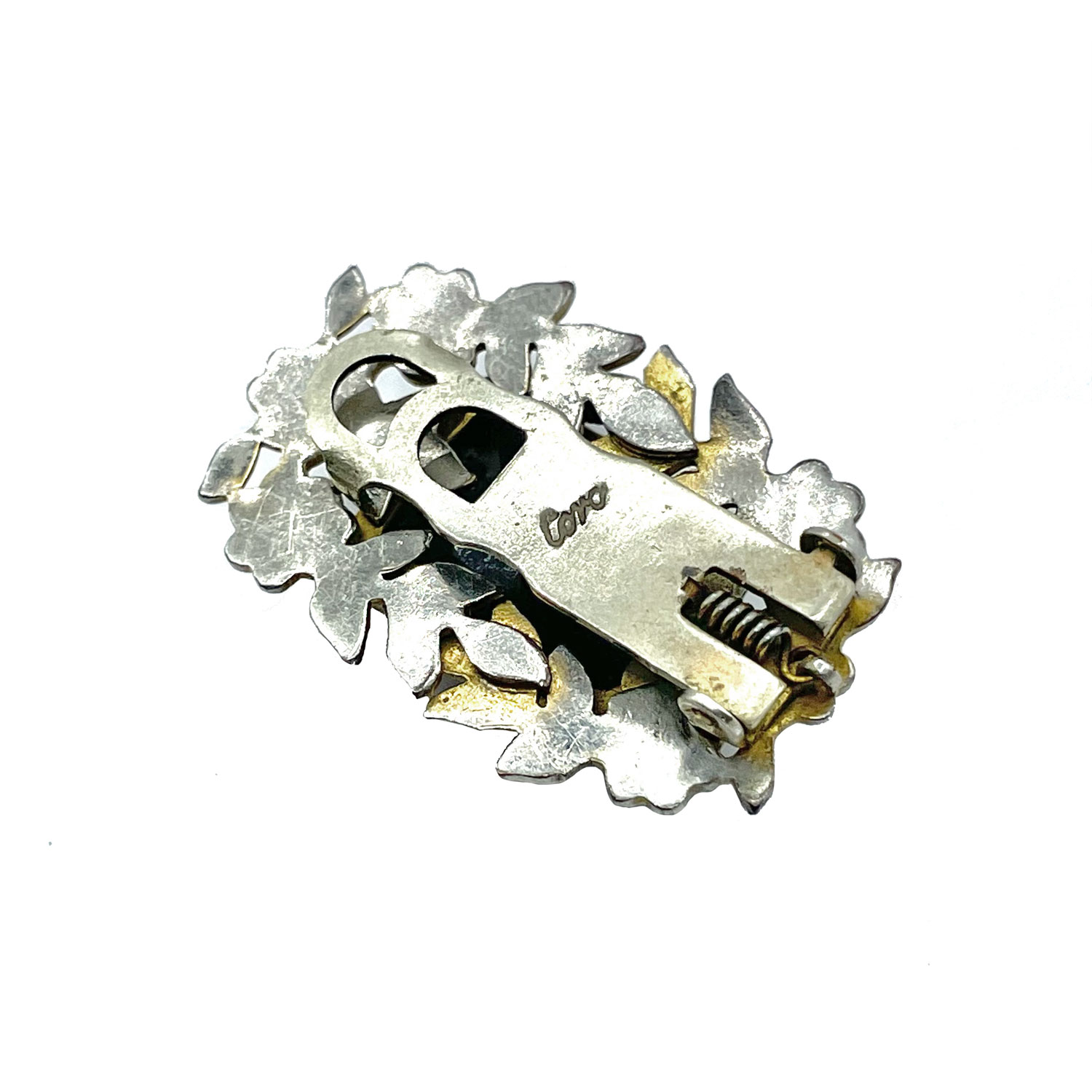 1930s Coro Floral Dress Clip
