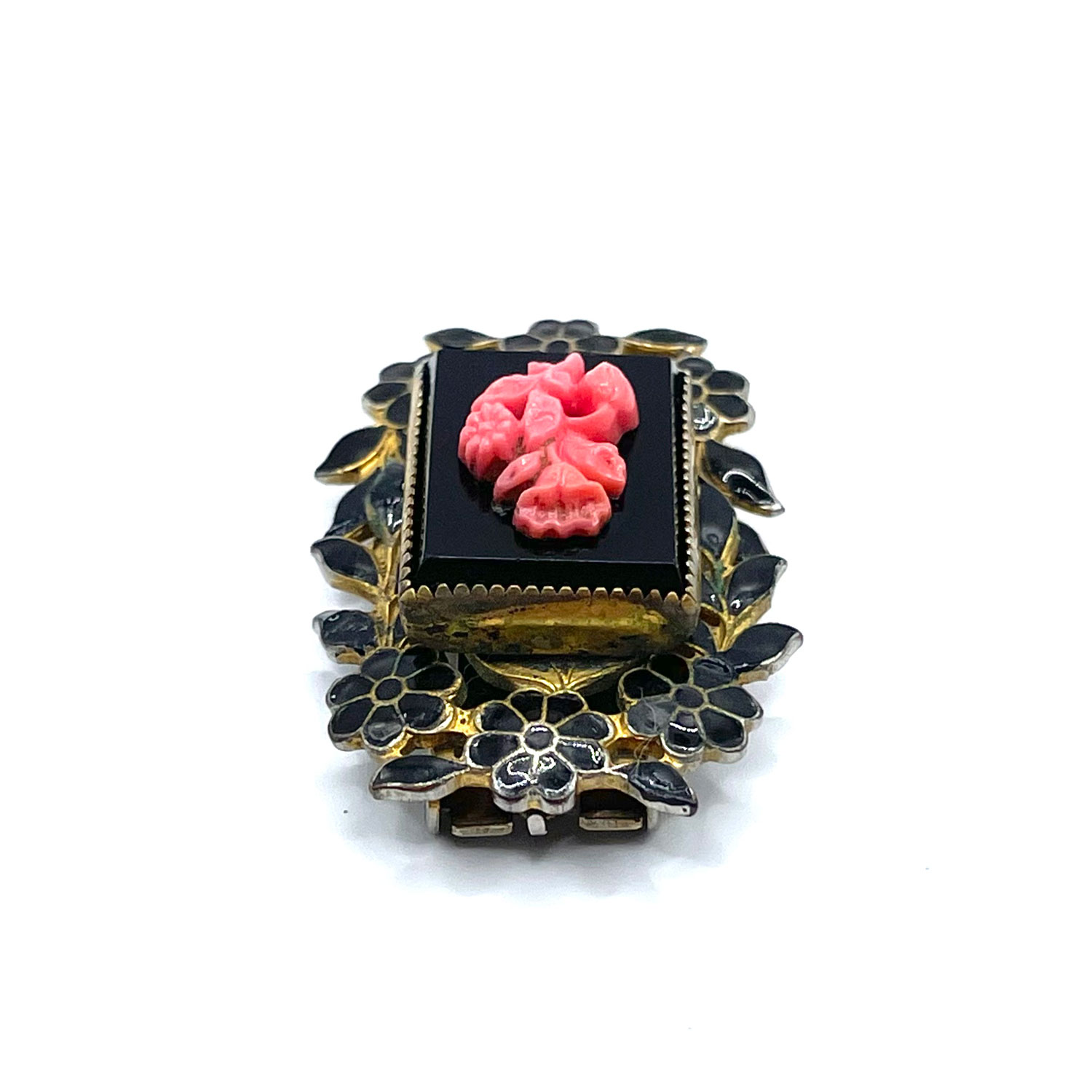 1930s Coro Floral Dress Clip