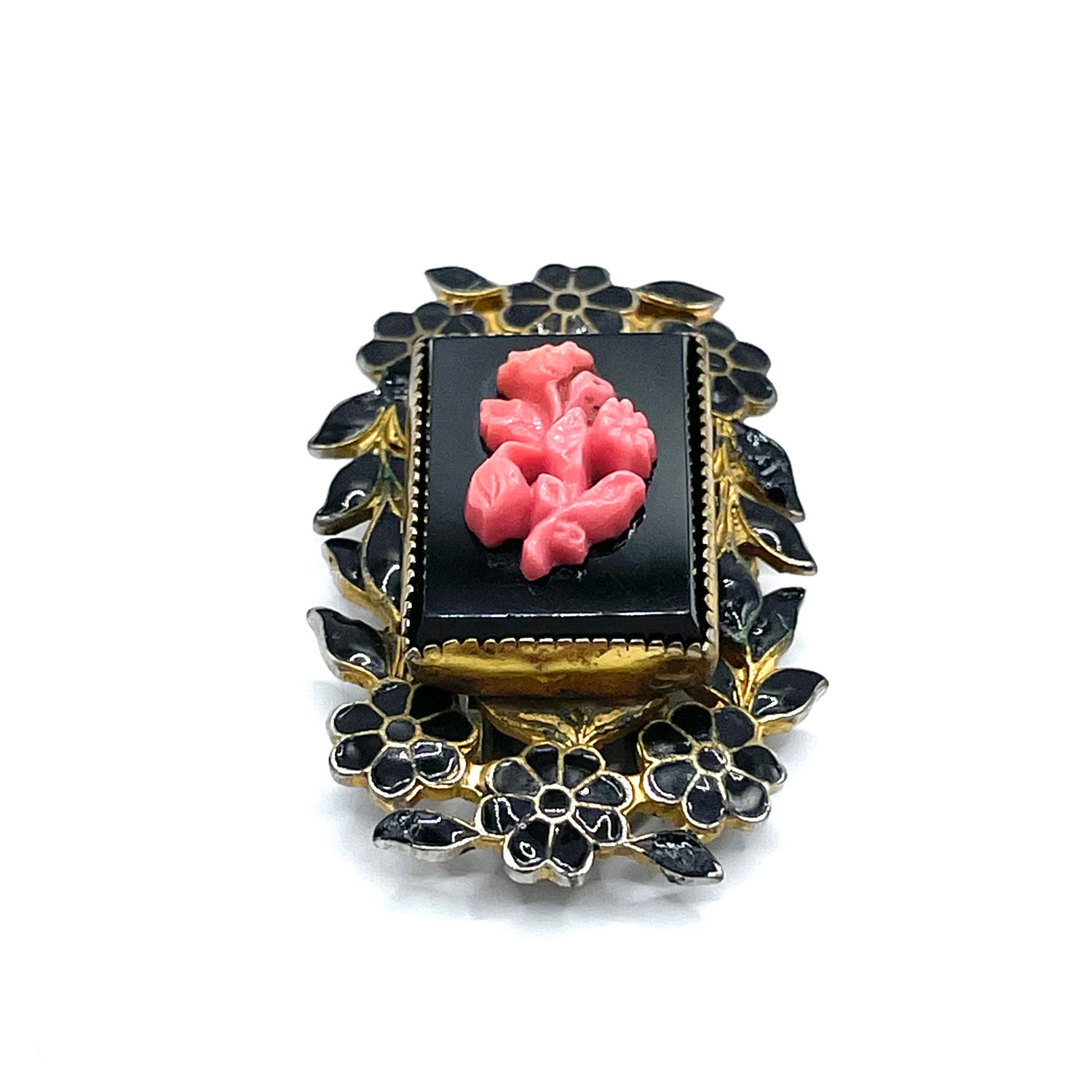 1930s Coro Floral Dress Clip