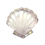 Trifari lucite shell clip