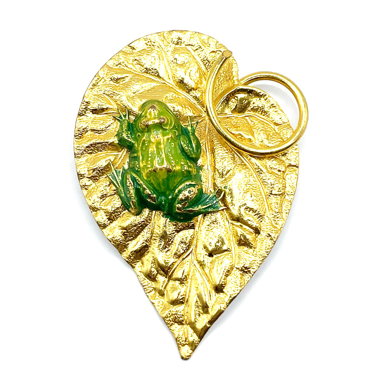 1930s Monet Frog Fur Clip