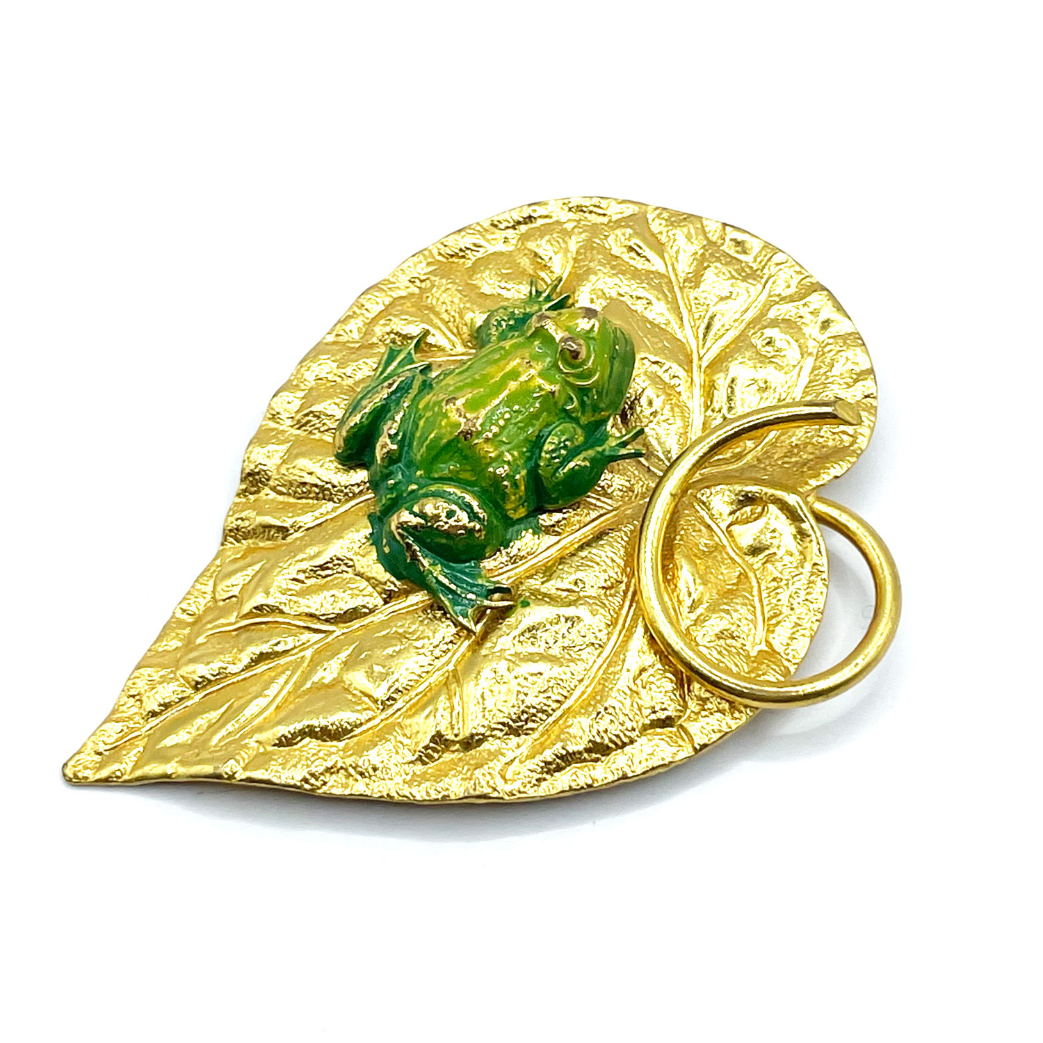 1930s Monet Frog Fur Clip