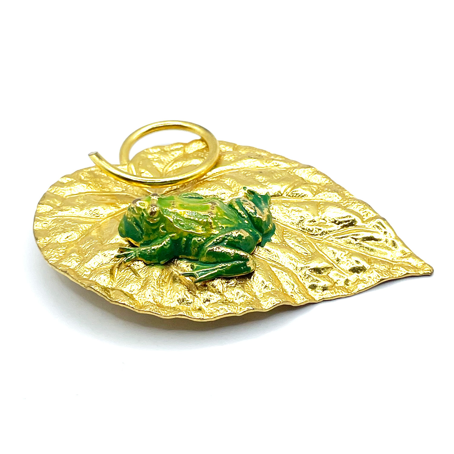 1930s Monet Frog Fur Clip