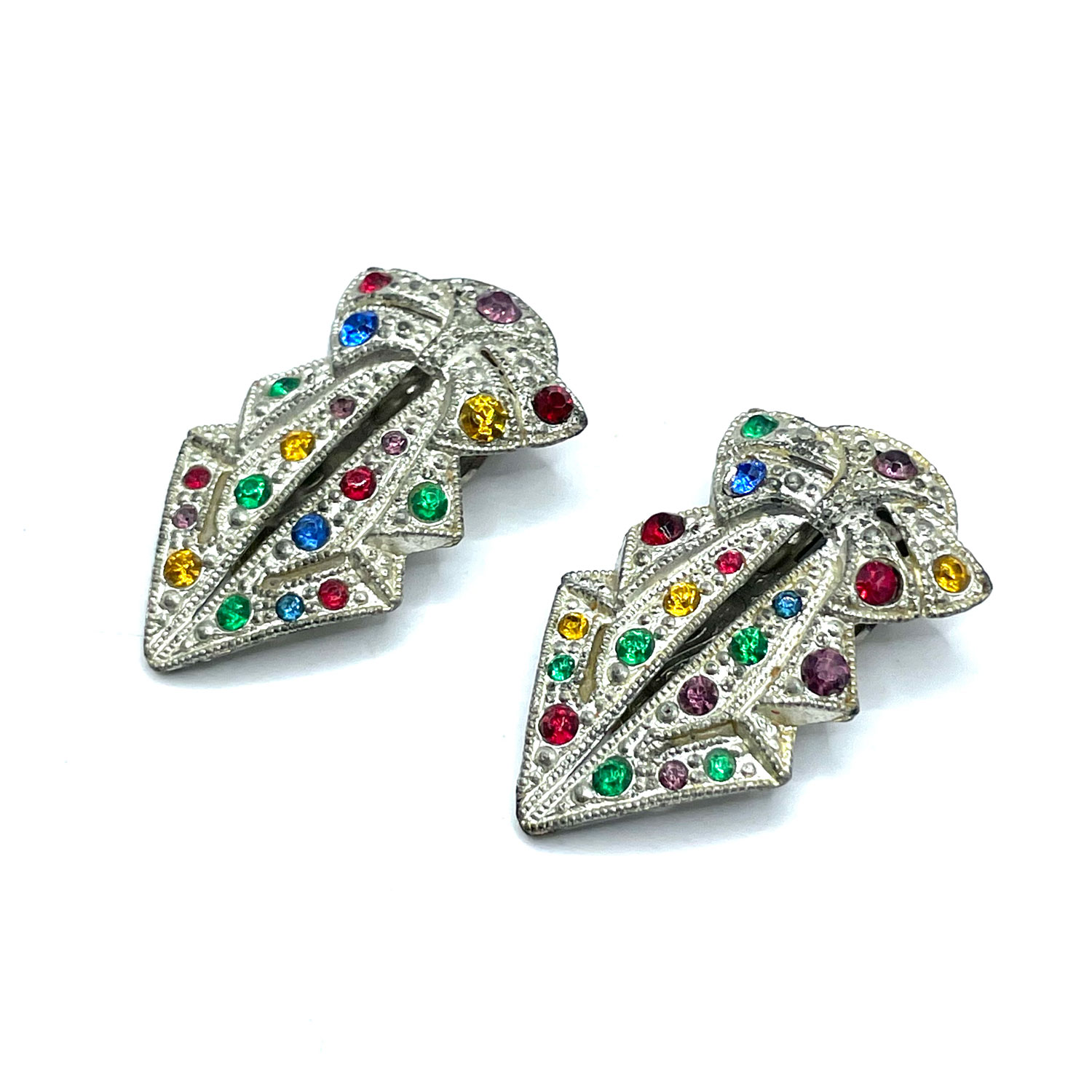 Art Deco shoe clips