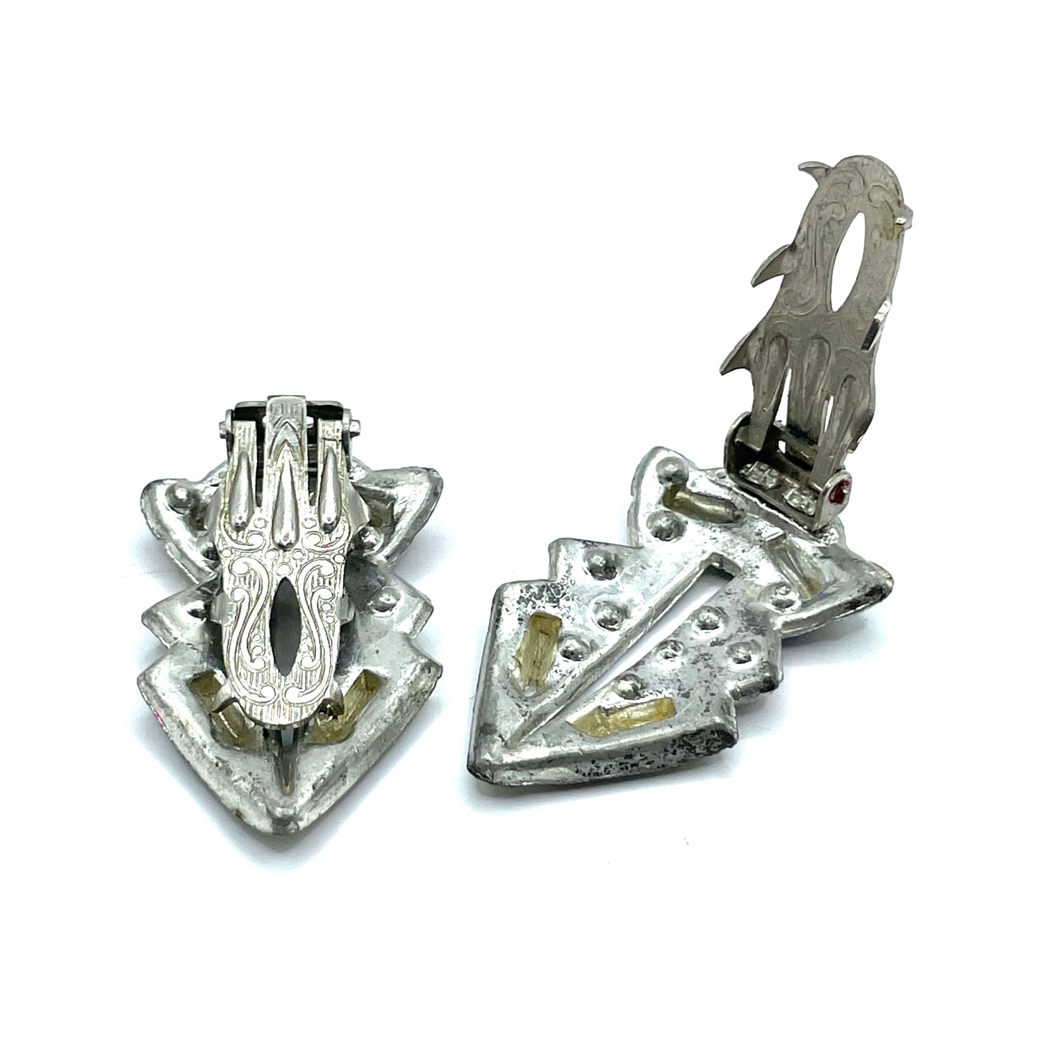 Art Deco shoe clips